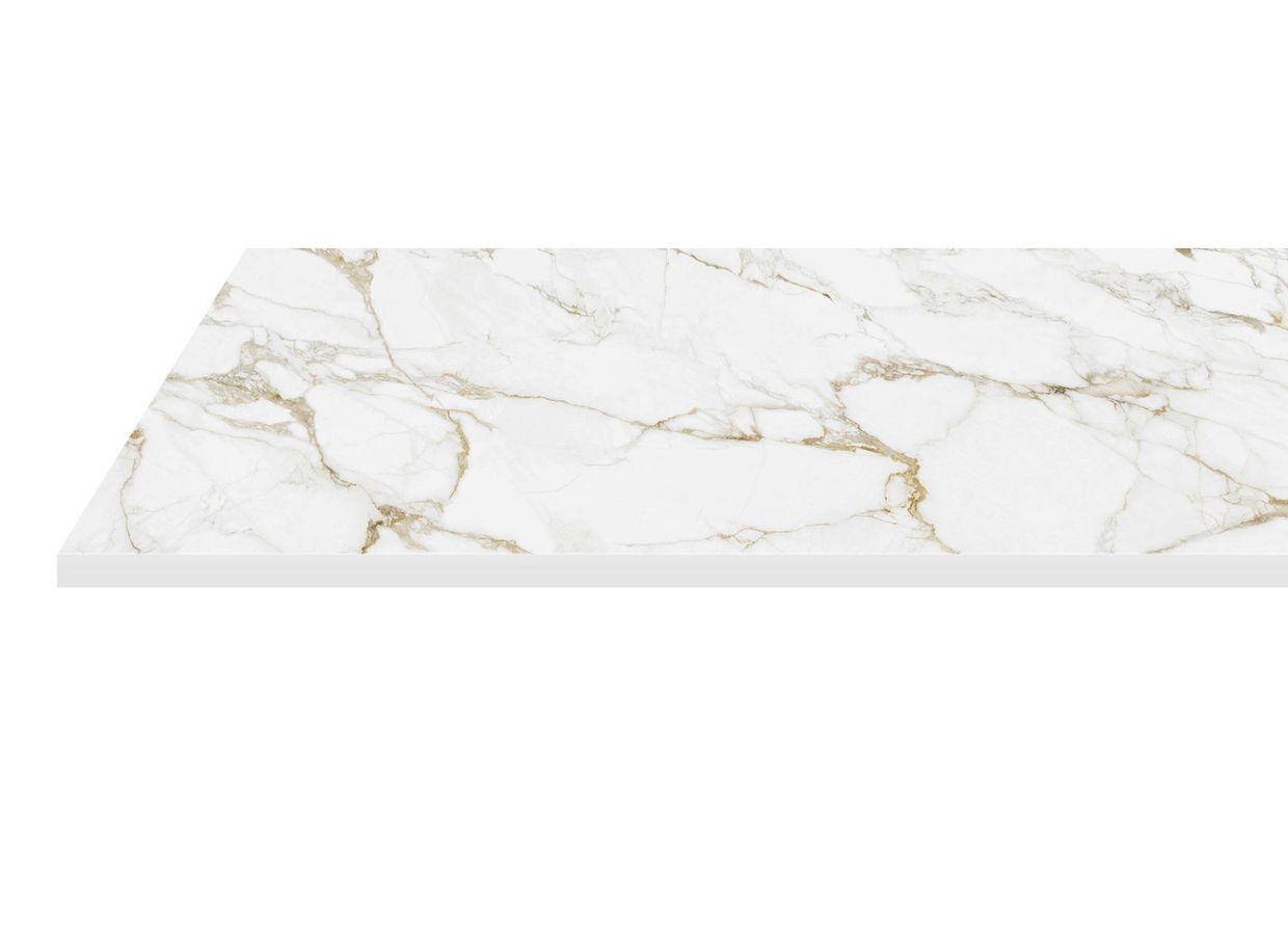 Plan de travail compact MARBRÉ CALACATTA sur-mesure EP.10 MM