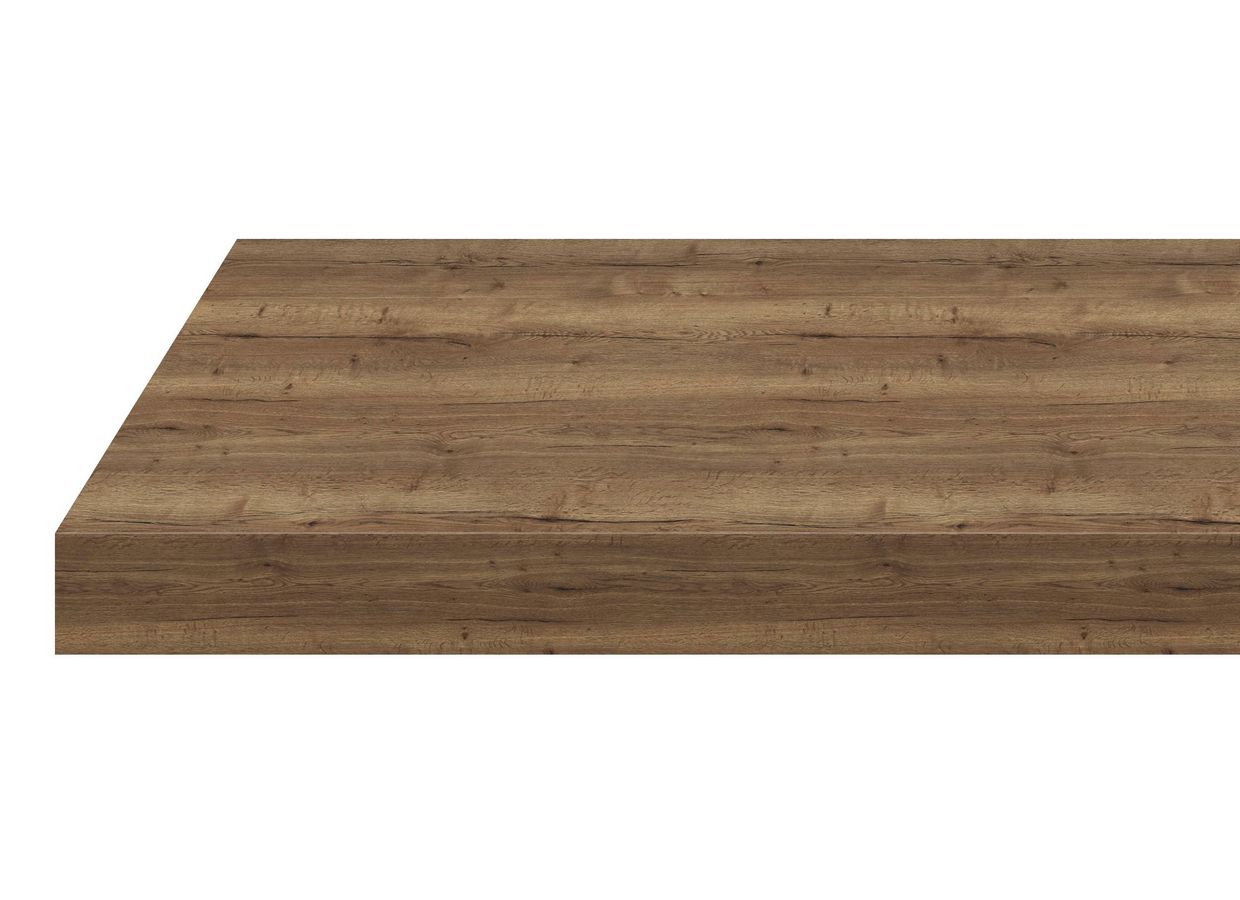 Plan de travail stratifié RAPHIA TABAC sur-mesure EP.20/28/38 MM