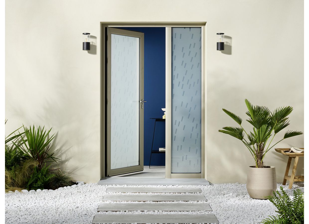 Porte d'entrée Adenora vitrage orgue sur-mesure -Lapeyre