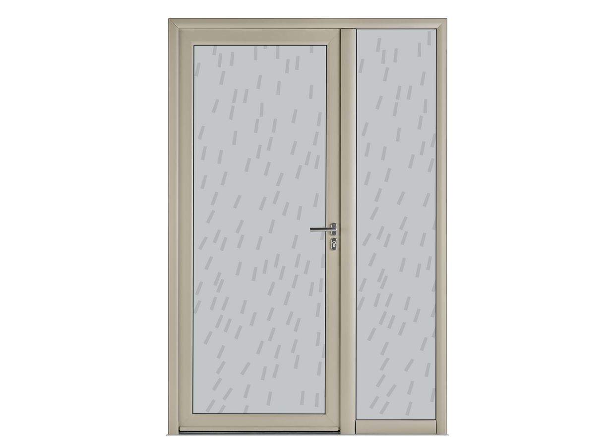 Porte d'entrée Adenora vitrage orgue sur-mesure -Lapeyre