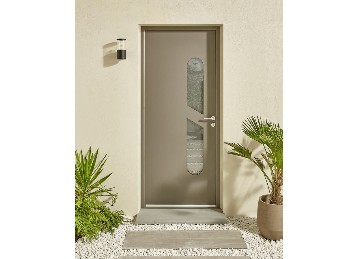 Porte d'entrée Angèle Aluminium sur-mesure - Lapeyre