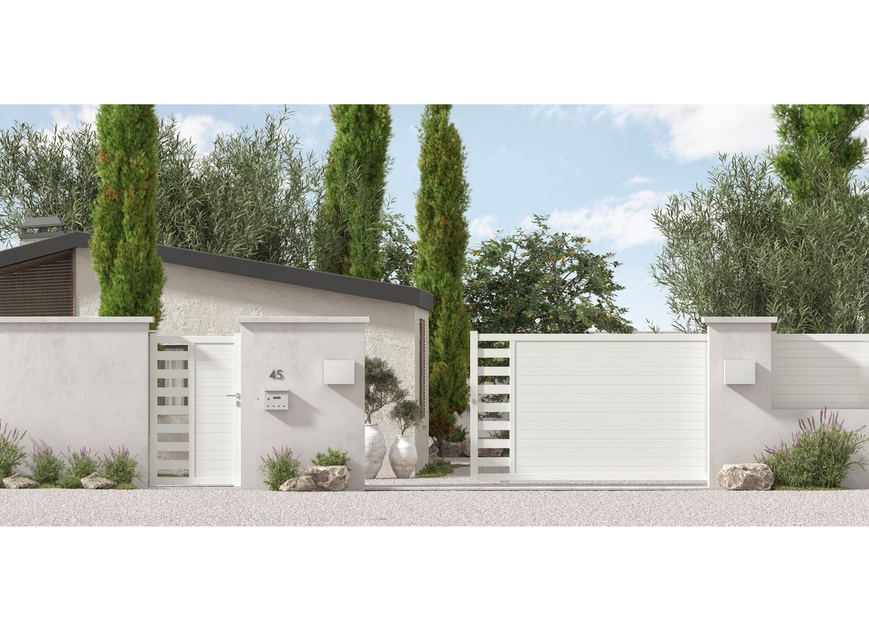"Portillon aluminium ANDRIA-Lapeyre"