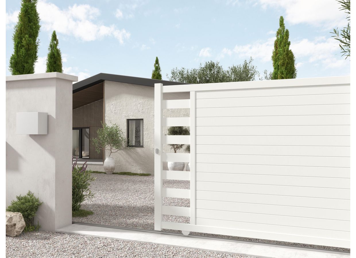"Portillon aluminium ANDRIA-Lapeyre"