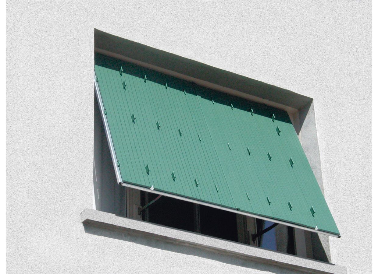Persienne pliante en PVC NANCY ferrage Inox sur mesure