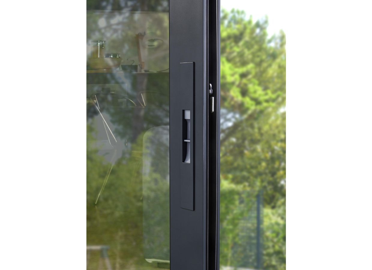 Baie coulissante Néva Aluminium sur mesure  - Fenêtres - Lapeyre