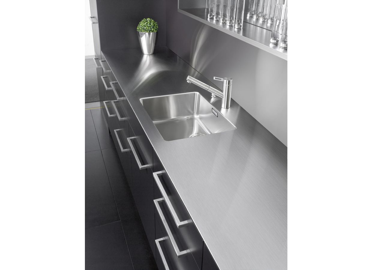 Plan de travail droit inox sur mesure FRANKE Main Image