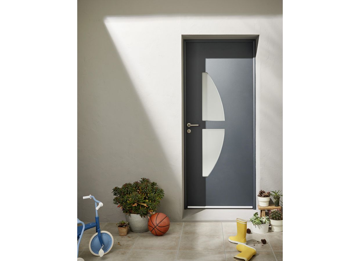 Porte d'entrée Moncelle Aluminium sur-mesure - Portes