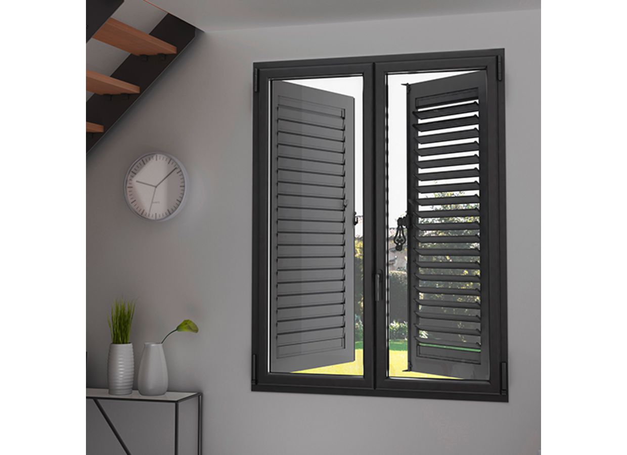 Volet battant FLORENCE aluminium à cadre sur mesure Main Image