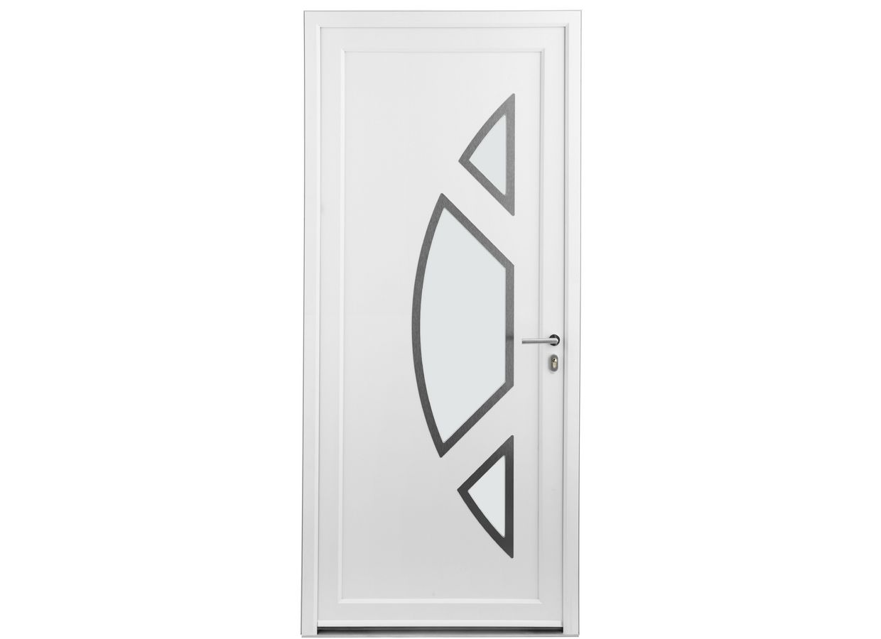 Porte d'entrée MARENNES PVC sur-mesure | Lapeyre