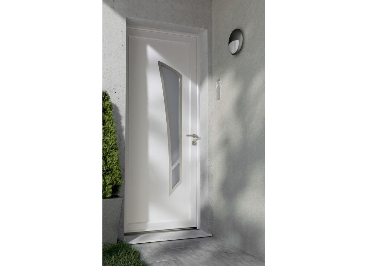 Porte d'entrée Auray PVC sur-mesure | Lapeyre