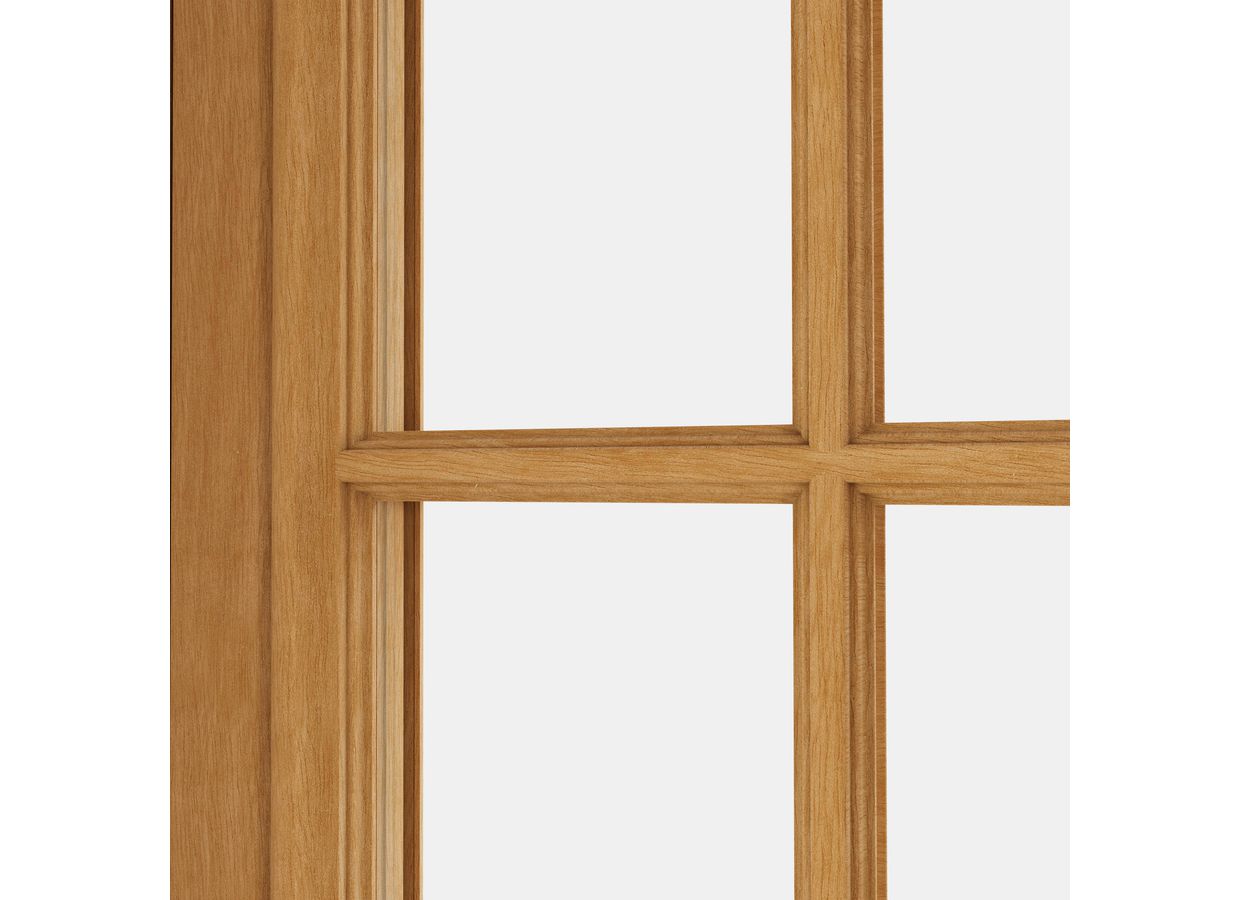 Porte d'entrée ANNE-PERRINE bois exotique  sur mesure-Lapeyre