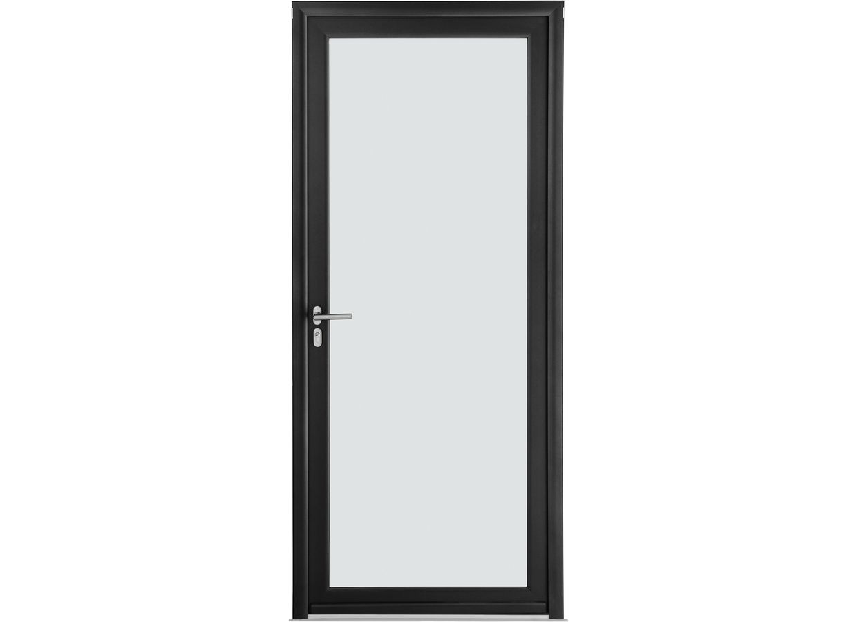 Porte d'entrée *** Aluminium ADENORA vitrage Dépoli - Sur mesure Main Image