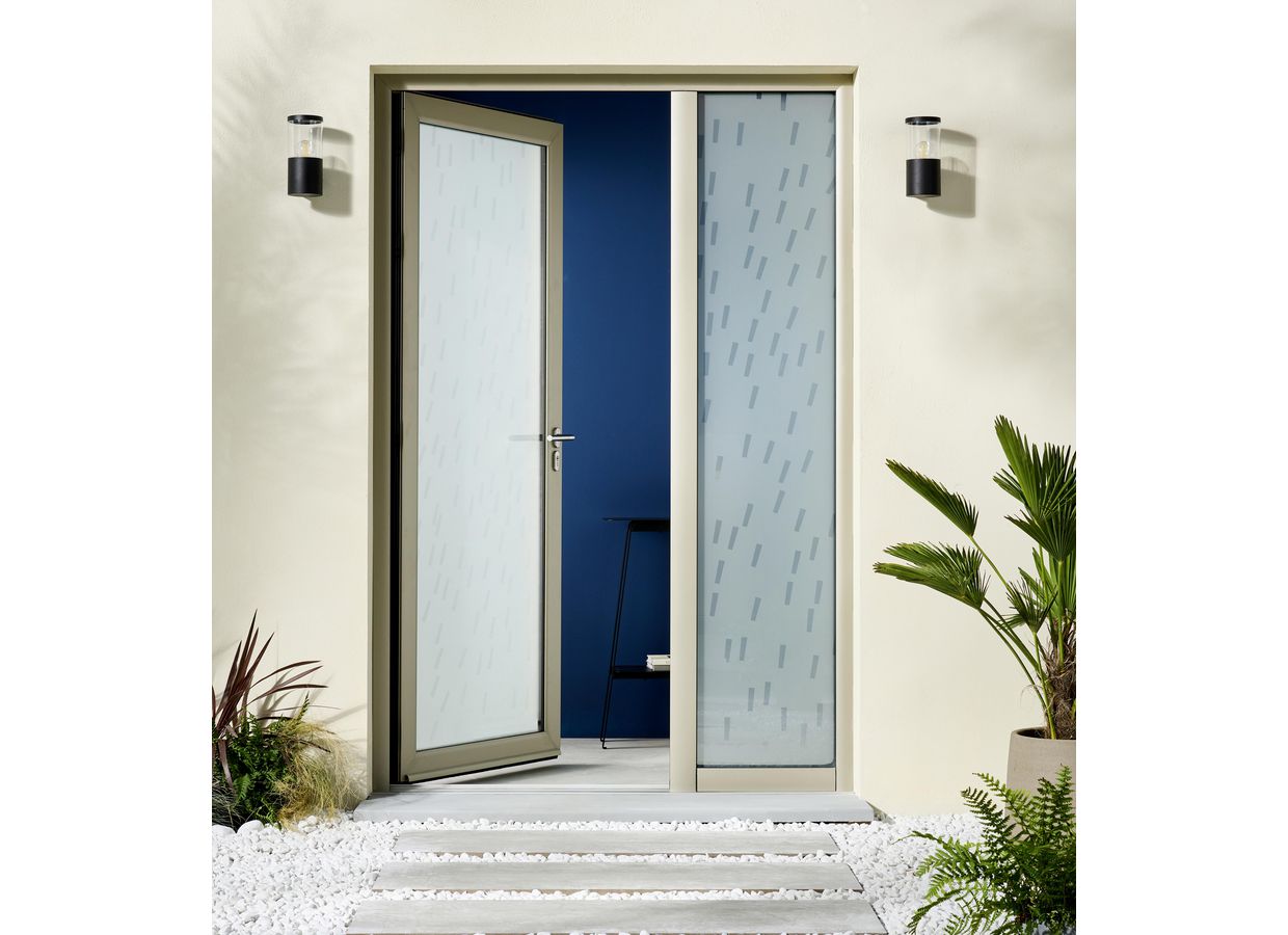Porte d'entrée Adenora vitrage orgue sur-mesure -Lapeyre