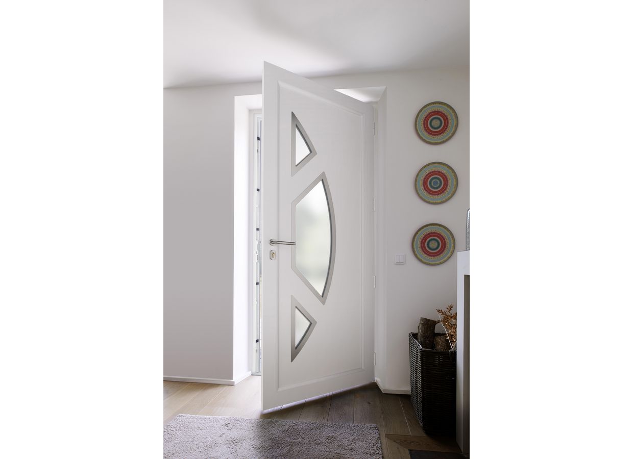 Porte d'entrée MARENNES PVC sur-mesure | Lapeyre