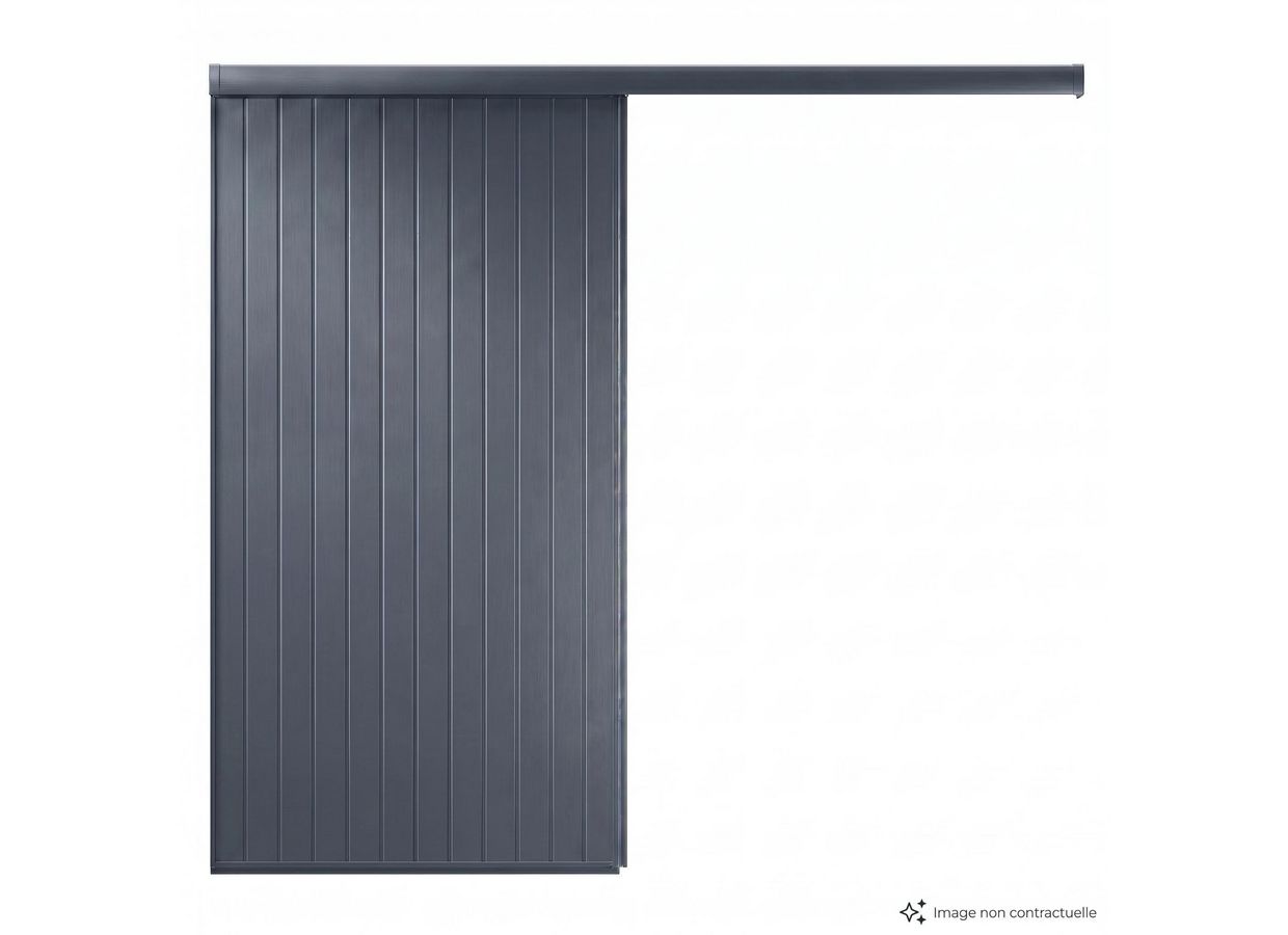 Volet coulissant 1 vantail 27mm en aluminium sur-mesure