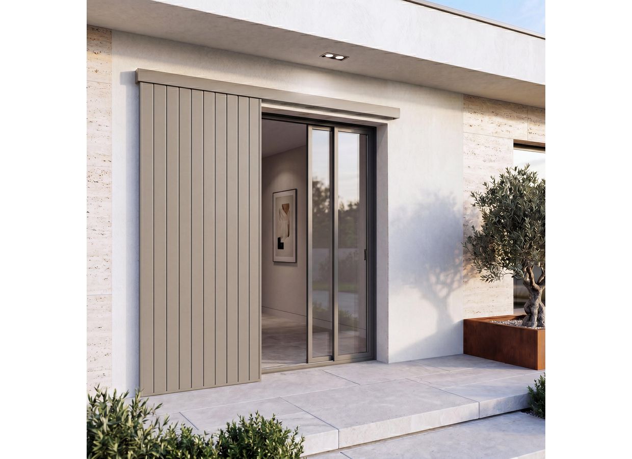 Volet coulissant 33 mm en aluminium sur mesure︱Lapeyre