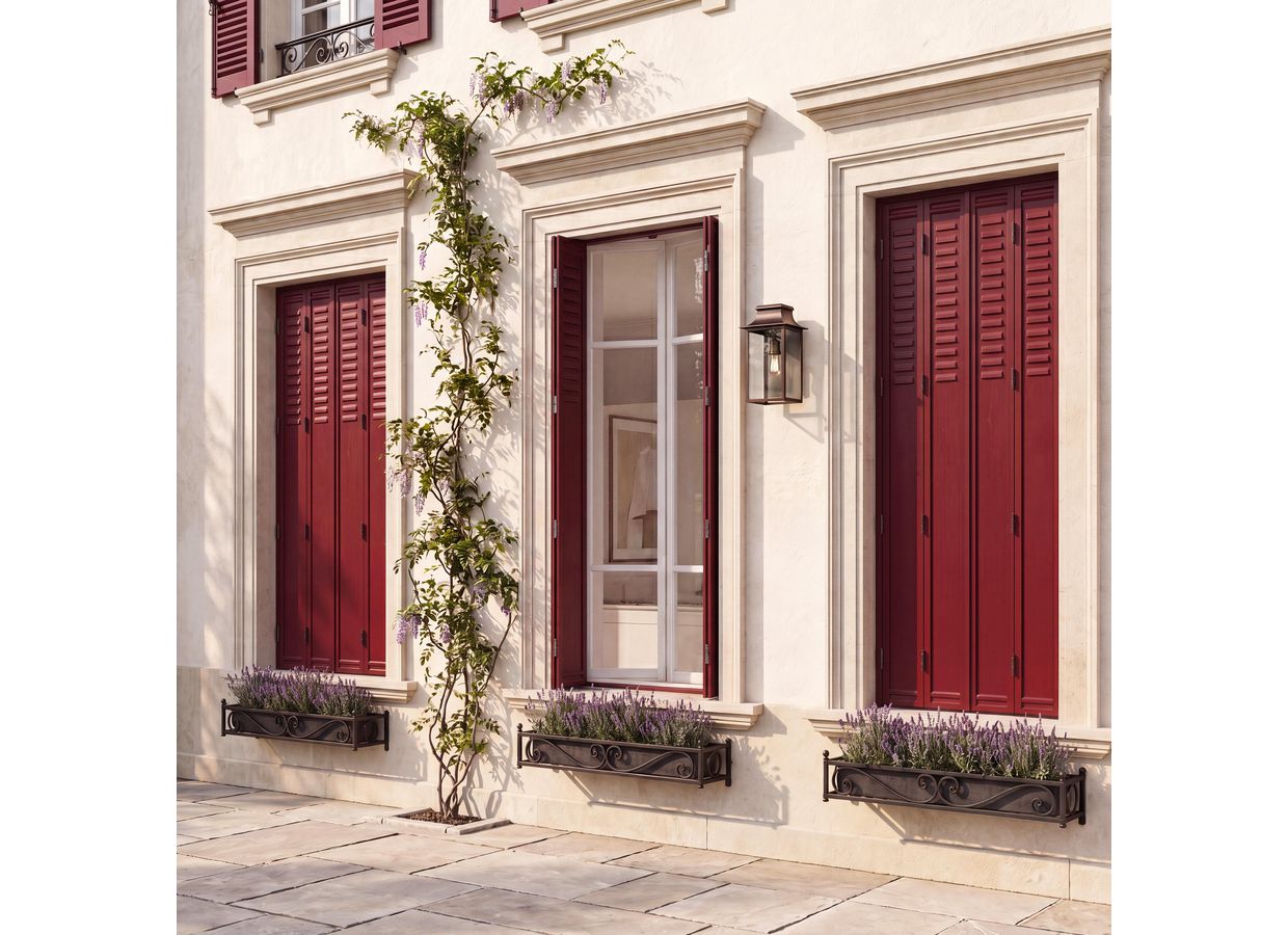 Persienne pliante en fer Nancy sur mesure - Lapeyre