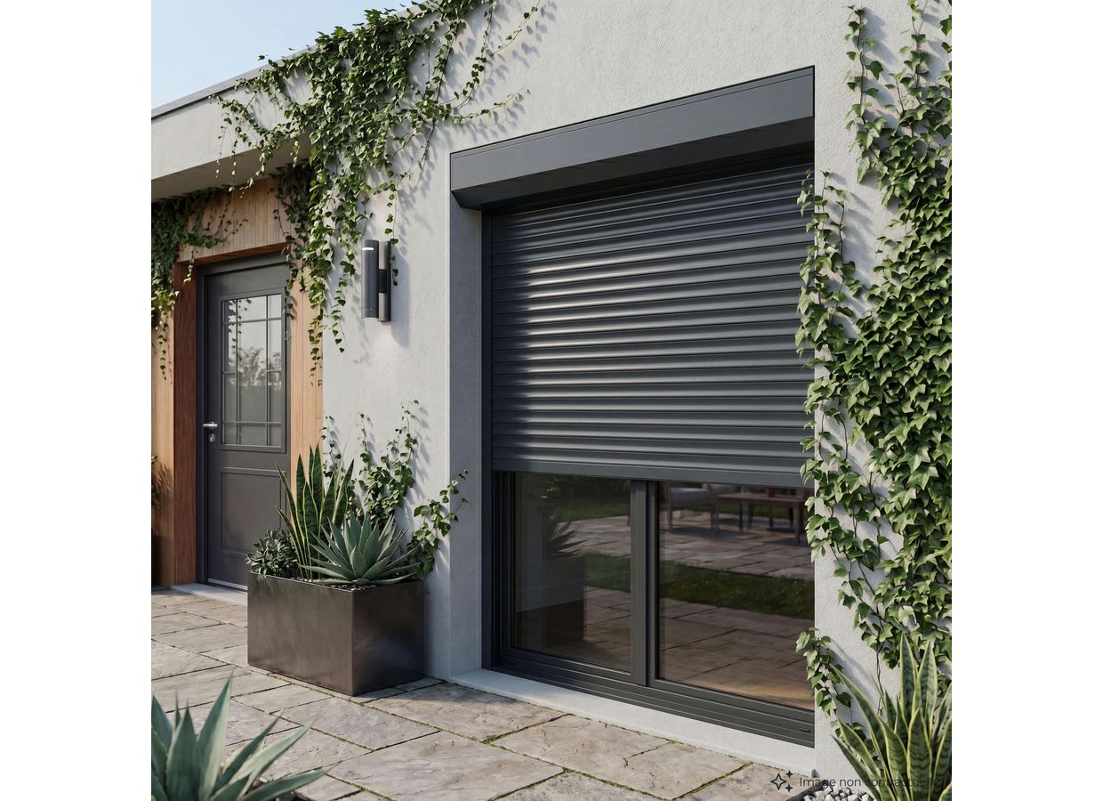 Volet roulant DENVER aluminium radio couleur pref sur-mesure