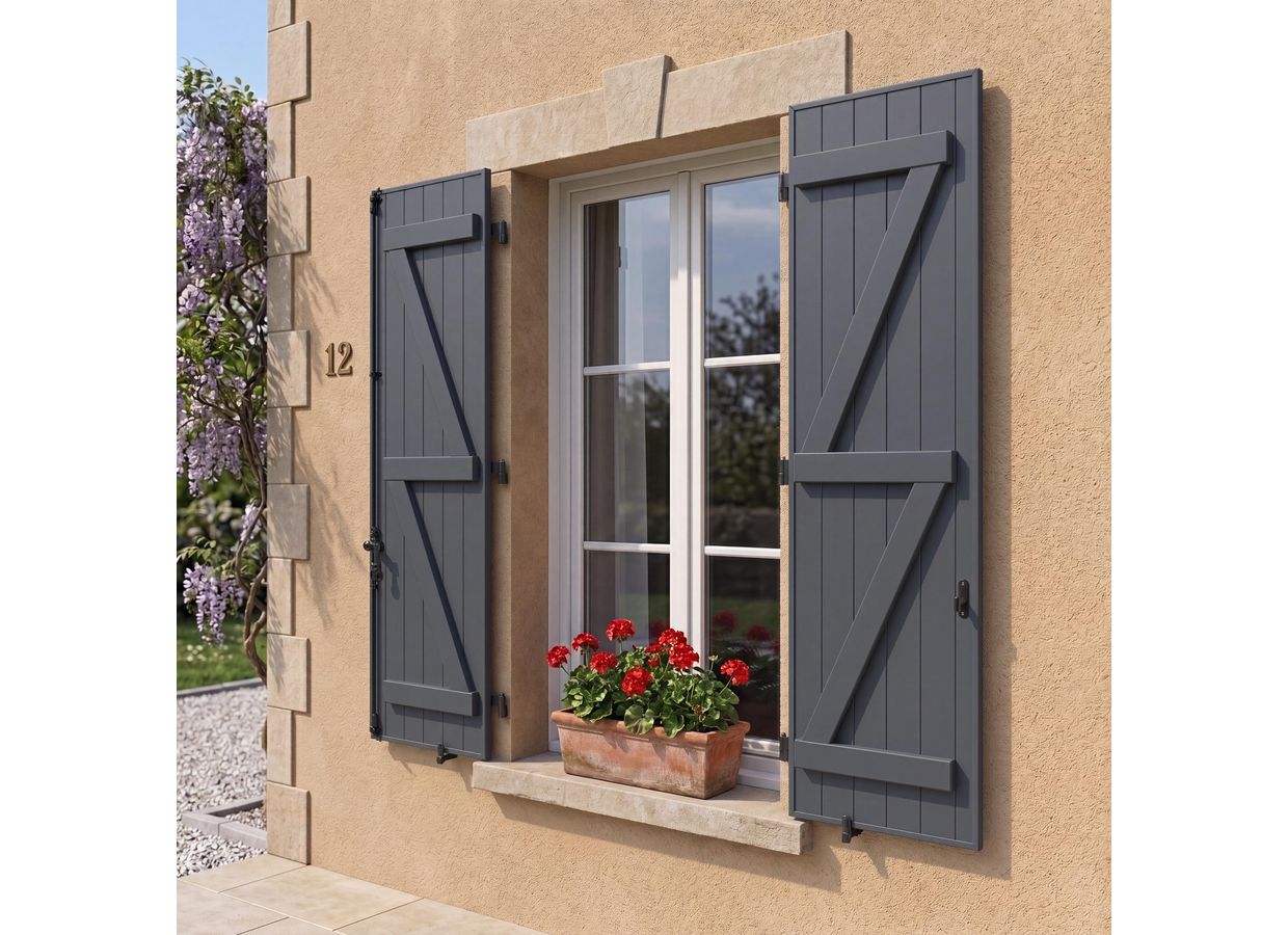 Volet aluminium isolant