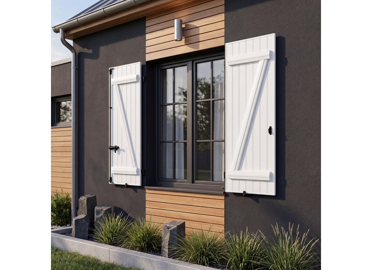 Volet battant PVC renforcé Malo sur mesure - Fenêtres