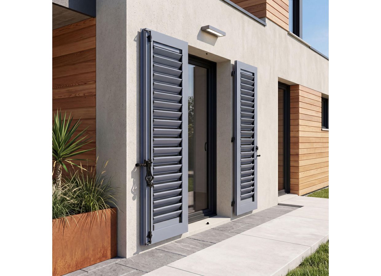 Volets Aluminum Florence persiennés - Fenêtres