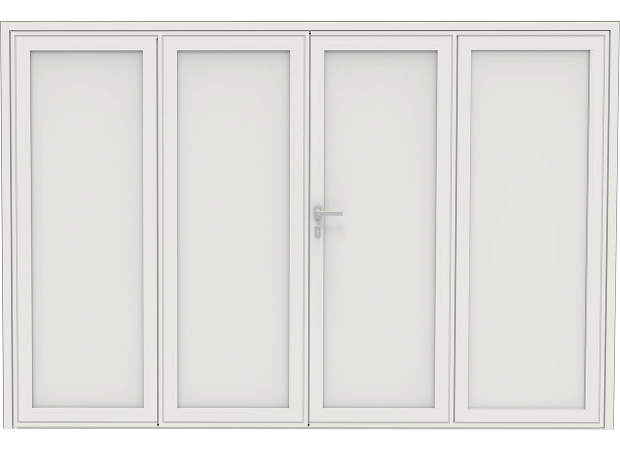 Porte de garage Aluminium Minnesota battante sur mesure-Lapeyre