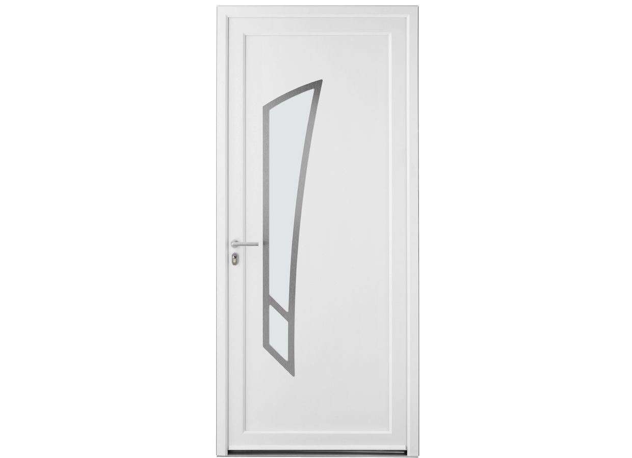 Porte d'entrée Auray PVC sur-mesure | Lapeyre