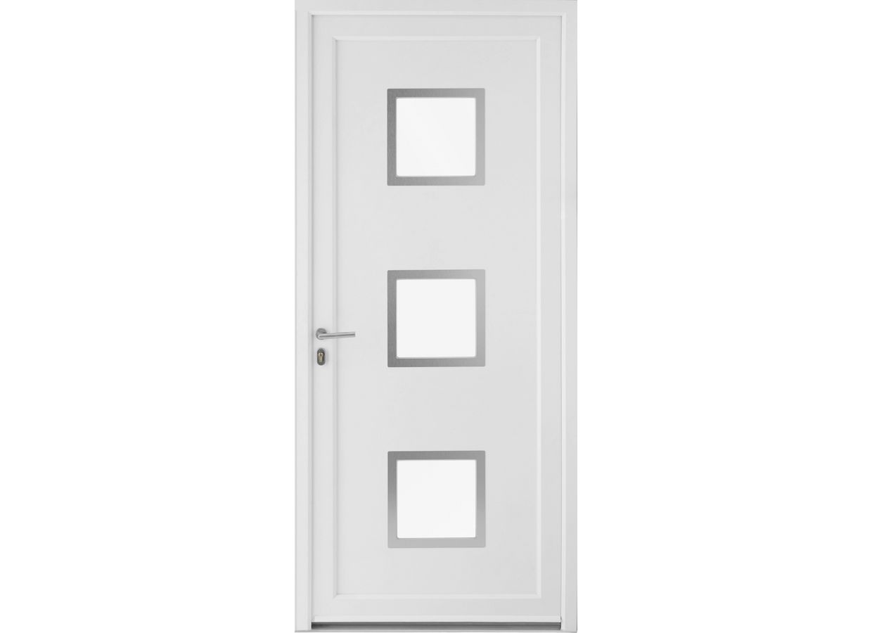 Porte d'entrée Lothey PVC sur-mesure | Lapeyre
