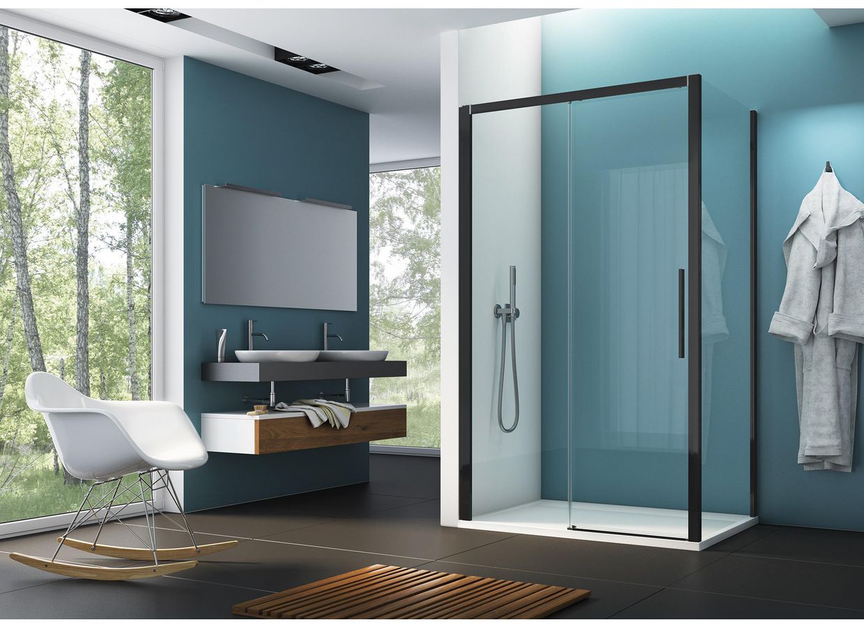 Porte de douche OPURE pivotante sur mesure Main Image