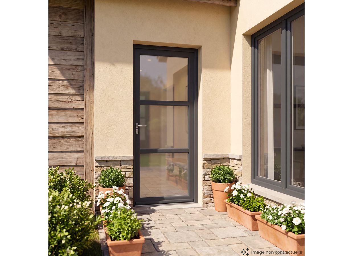 Porte d'entrée Alyséane Aluminium