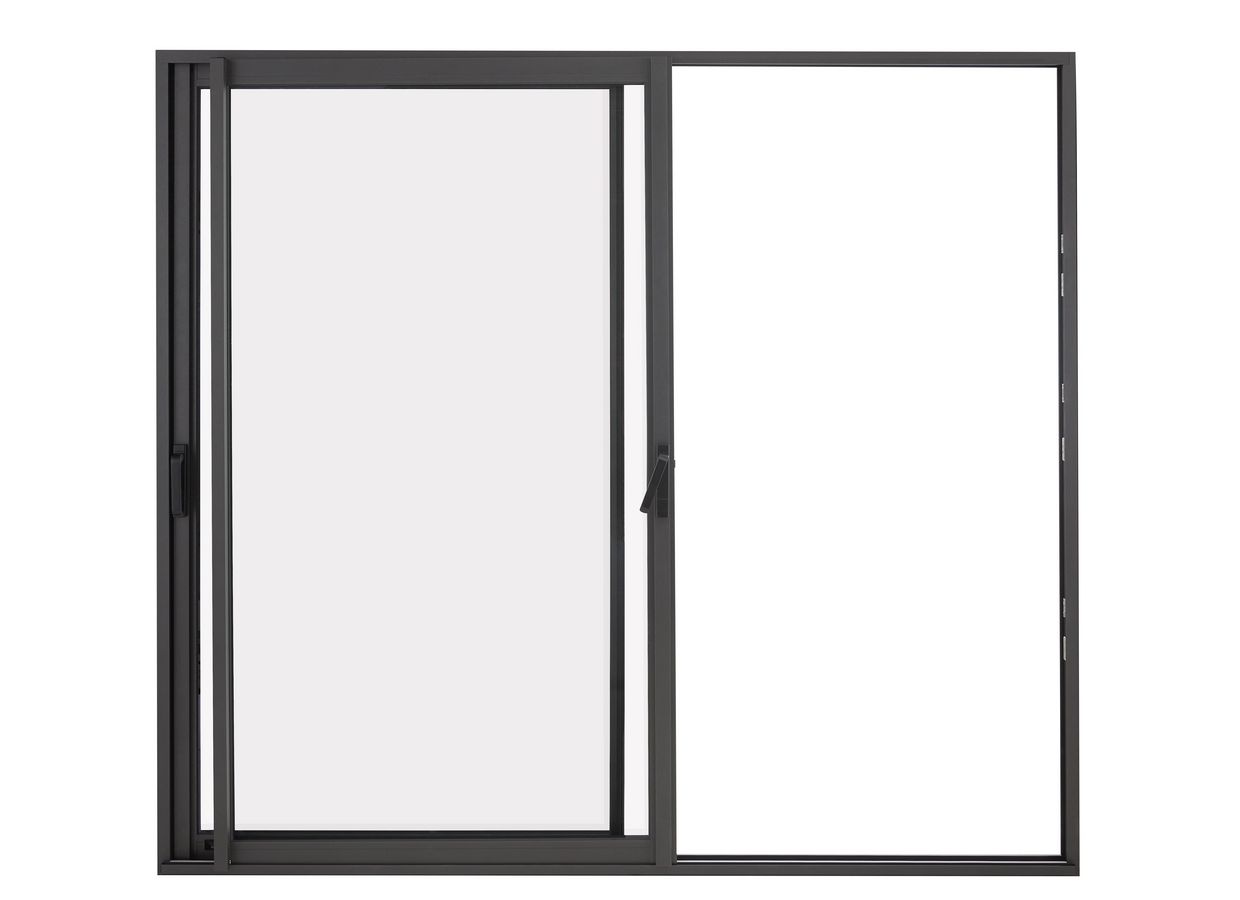 Baie coulissante Neva aluminium couleur personalisable sur-mesure-Lapeyre