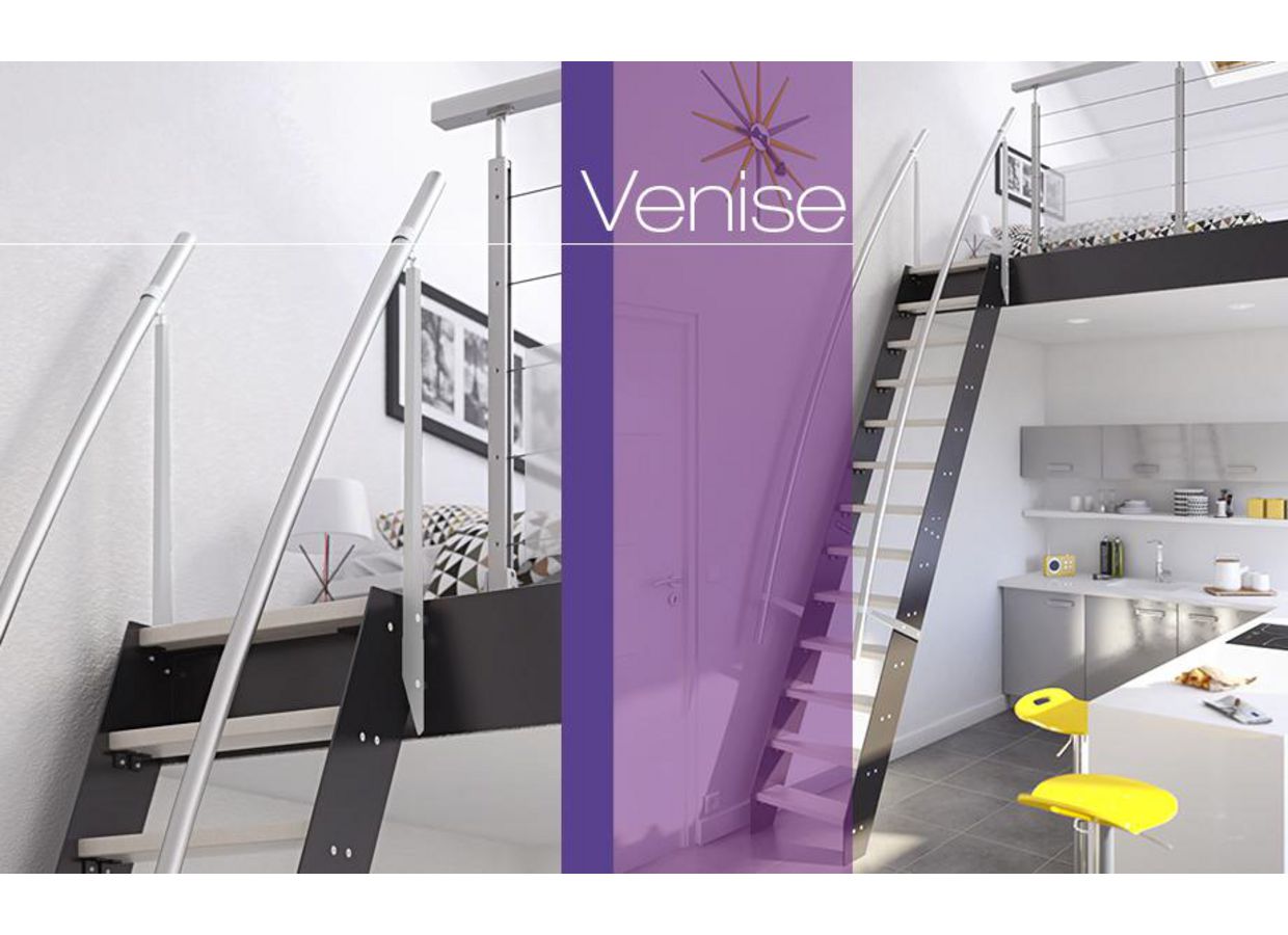 Solution gain de place Venise personnalisable - Escaliers