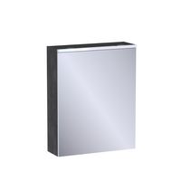 Armoire de toil. 1 porte miroir Formeo ardoise anthracite P H75xL60xP20 G Main Image