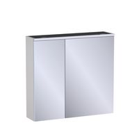 Armoire de toil. 2 portes miroir Formeo ivoire P H75xL80xP20 Main Image