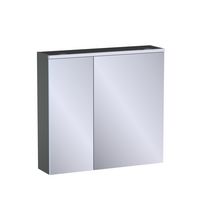 Armoire de toil. 2 portes miroir Formeo vert zénith mat P H75xL80xP20 Main Image