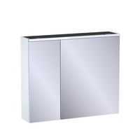 Armoire de toil. 2 portes miroir Formeo blanc P H75xL90xP20 Main Image