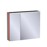 Armoire de toil. 2 portes miroir Formeo terra P H75xL90xP20 Main Image
