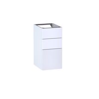 Bas 3 tiroirs gain de place Formeo blanc mat P H60xL30xP38.5 Main Image