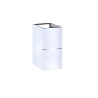 Bas 2 tiroirs Formeo blanc brillant P H60xL30xP45.5 Main Image