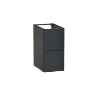Bas 2 tiroirs Formeo noir mat P H60xL30xP45.5 Main Image