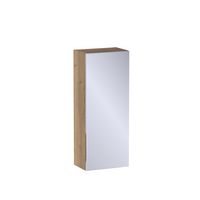 Haut 1 porte miroir Formeo chene raphia P H75xL30xP20 D Main Image