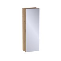 Haut 1 porte miroir Formeo chene raphia P H90xL30xP20 G Main Image