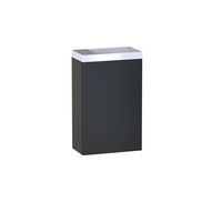 Lave main 1 porte Formeo noir mat P H60xL40xP22 G Main Image