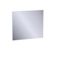 Miroir rectangulaire Gris lune brillant P H70xL80xP2.2 Main Image