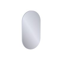 Miroir ovale Inox brossé P H90xL50xP2.2 Main Image
