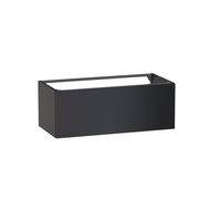 Sous vasque 1 tiroir gain de place Formeo noir mat P H30xL80xP38.5 Main Image