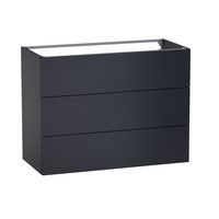 Sous vasque 3 tiroirs Formeo bleu profond P H75xL100xP45.5 Main Image