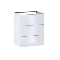 Sous vasque 3 tiroirs Formeo blanc P H75xL60xP45.5 Main Image