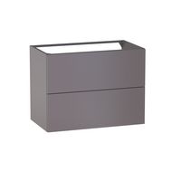 Sous vasque 2 tiroirs Formeo tabac mat P H60xL80xP45.5 Main Image