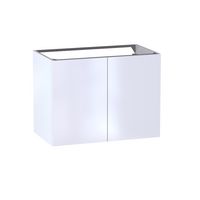 Sous vasque 2 portes Formeo blanc brillant P H60xL80xP45.5 Main Image